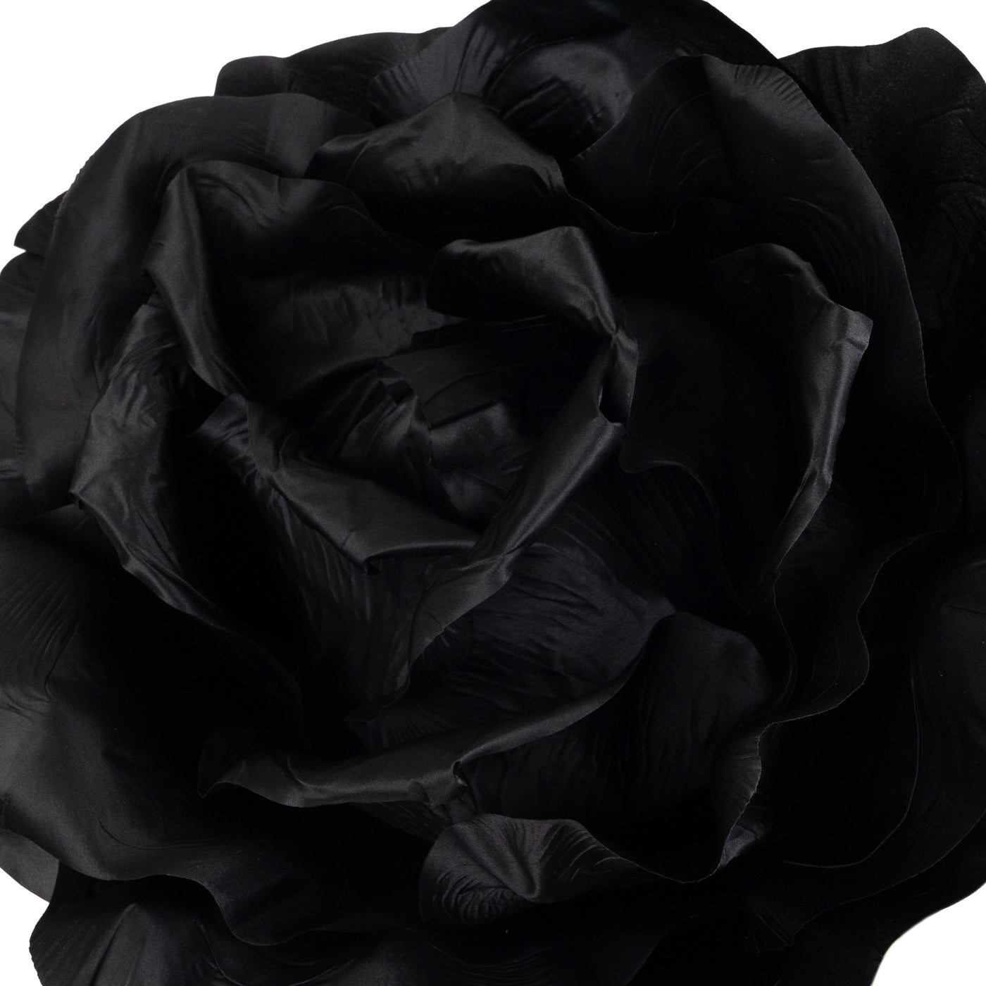 Trandafir artificial D65xH170 cm negru cu tulpina fara suport