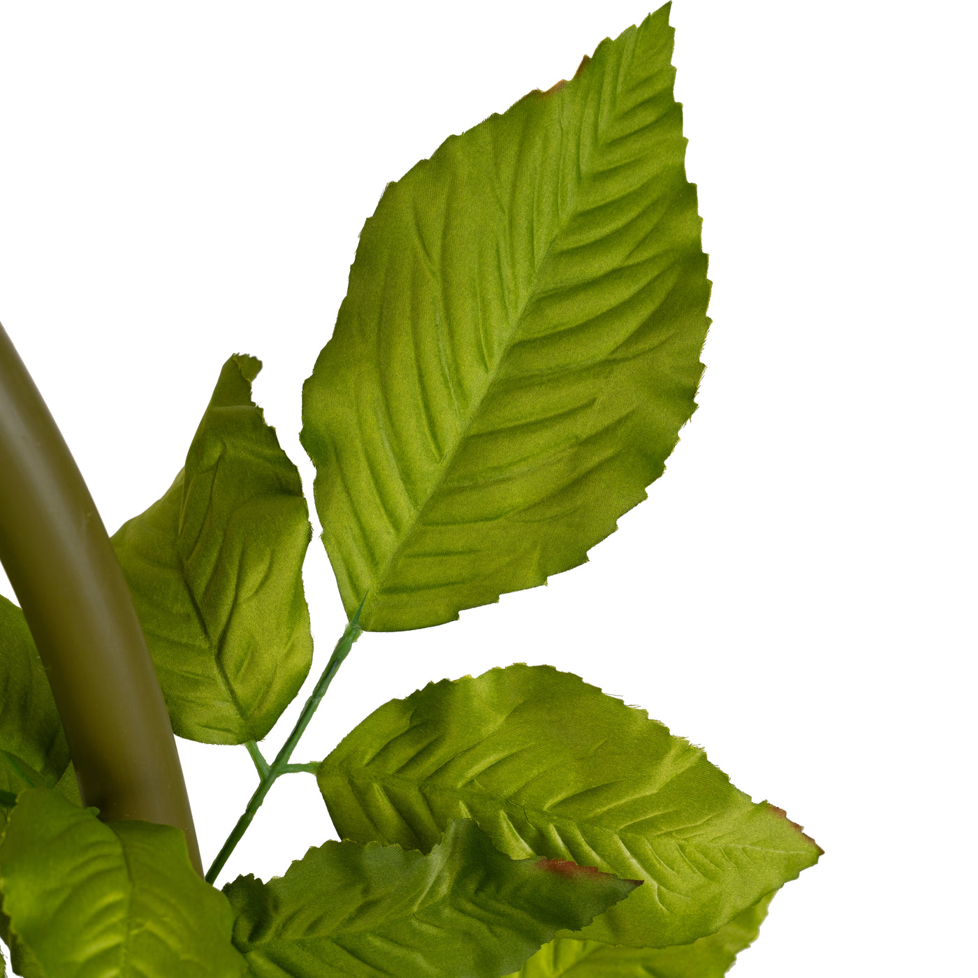 Trandafir artificial D65xH170 cm portocaliu cu tulpina fara suport