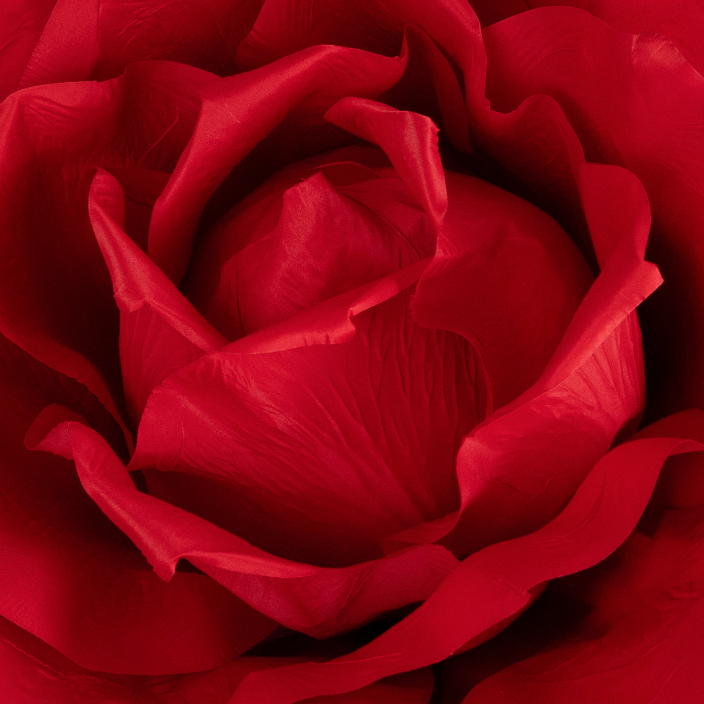 Trandafir artificial D65xH170 cm rosu cu tulpina fara suport