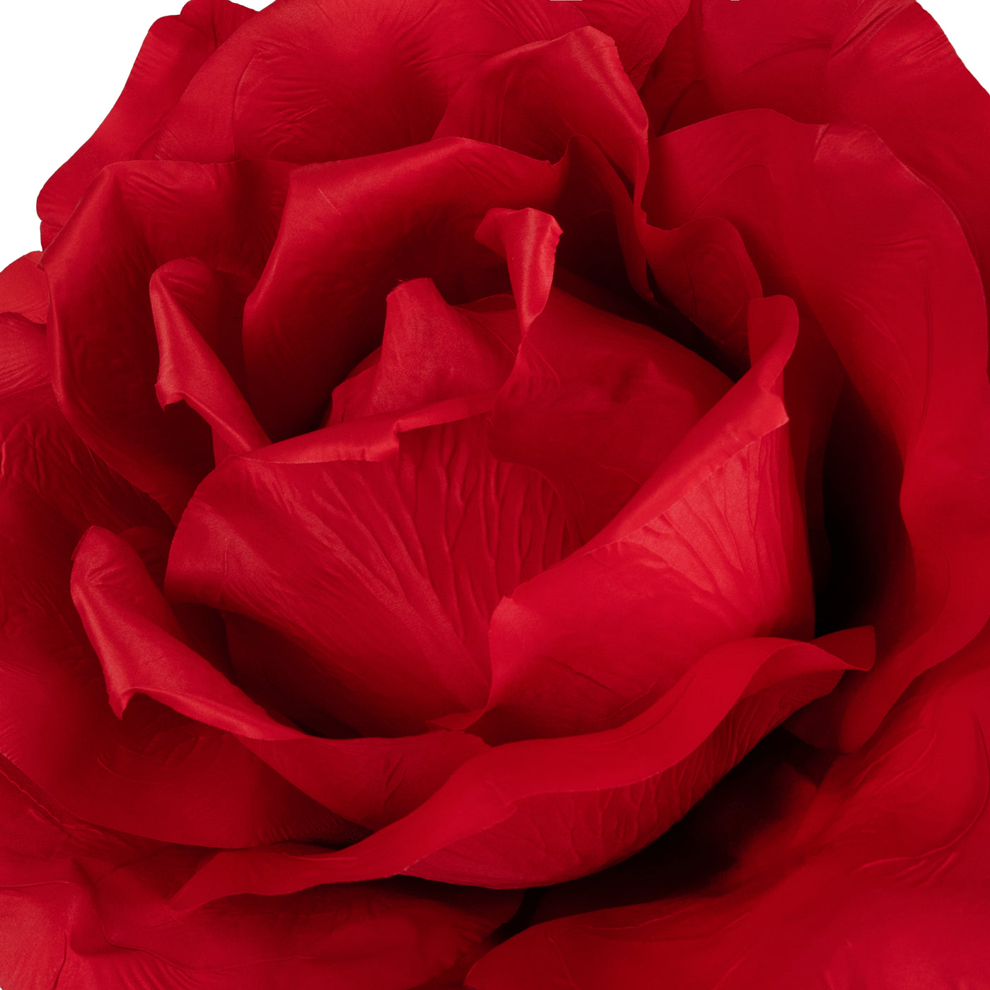 Trandafir artificial D65xH170 cm rosu cu tulpina fara suport