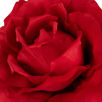 Trandafir artificial D65xH170 cm rosu cu tulpina fara suport