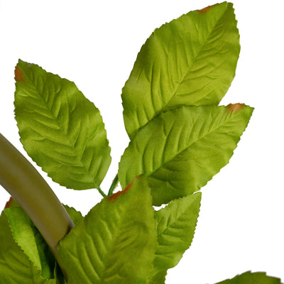 Trandafir artificial D65xH170 cm rosu cu tulpina fara suport