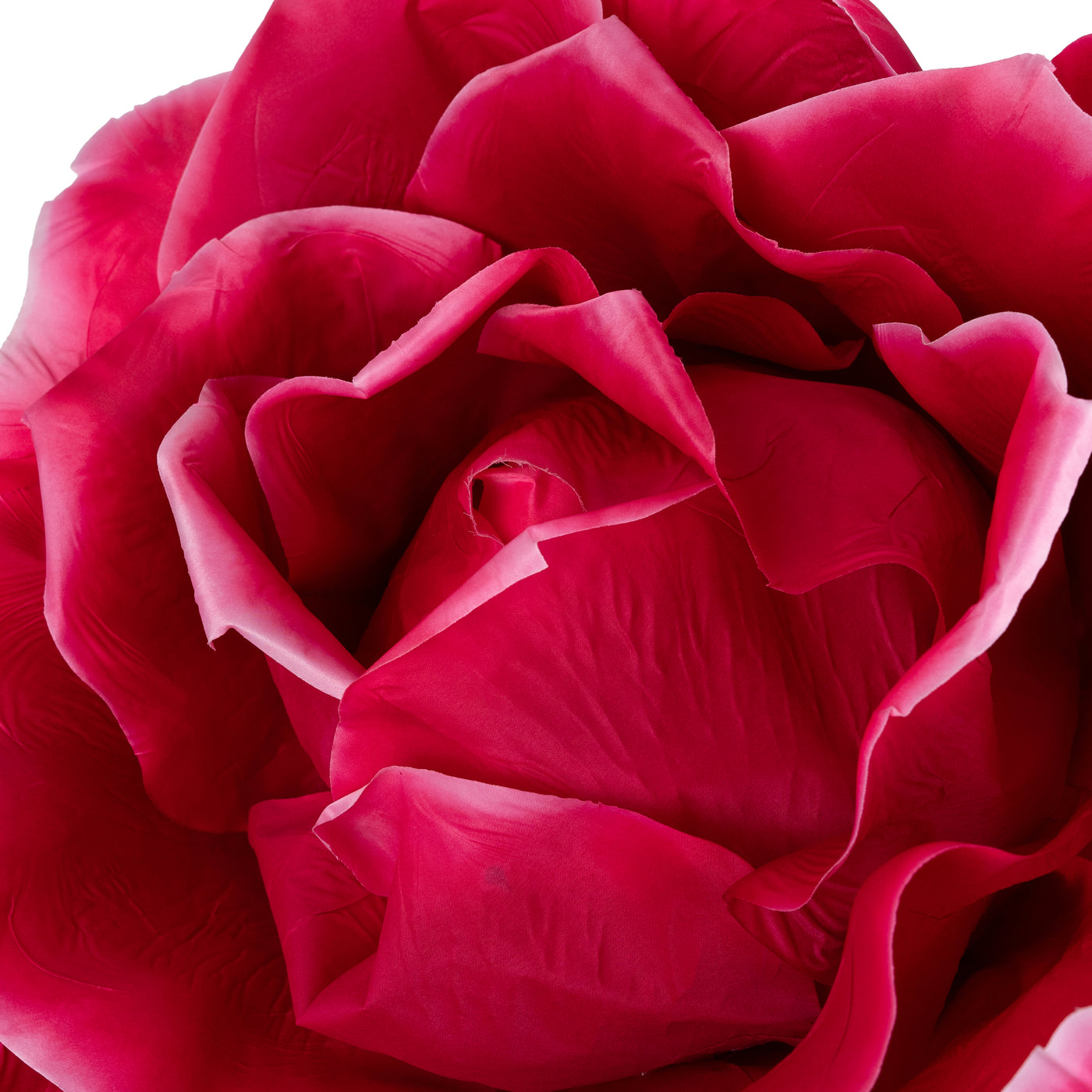 Trandafir artificial D65xH170 cm roz magenta cu tulpina fara suport