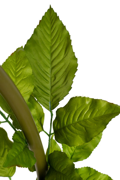 Trandafir artificial D65xH170 cm roz magenta cu tulpina fara suport