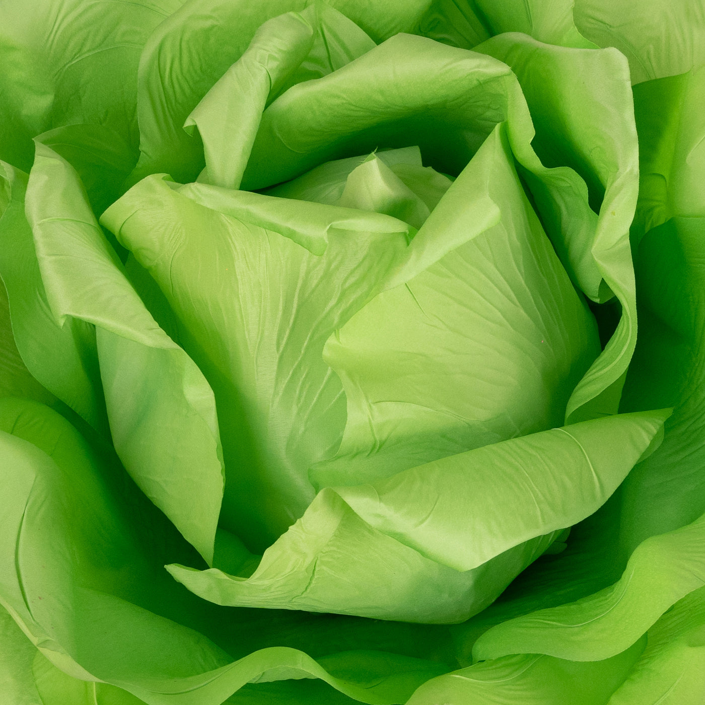 Trandafir artificial D65xH170 cm verde cu tulpina fara suport