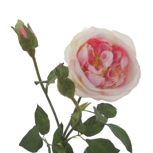 Trandafir artificial D8x4xH60 cm HO roz