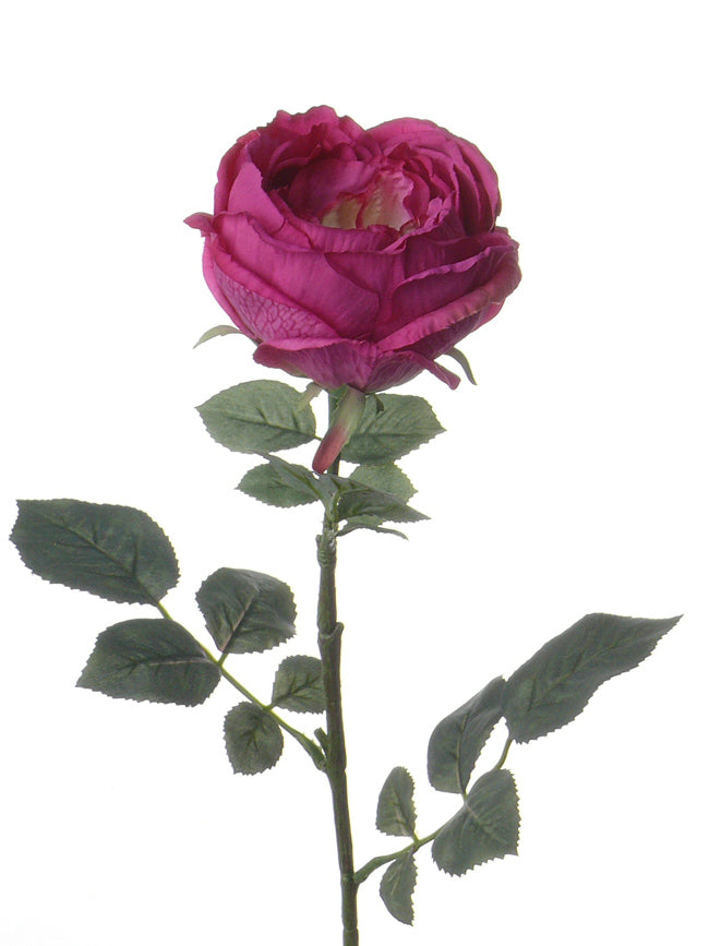 Trandafir artificial Luna 73 cm mov