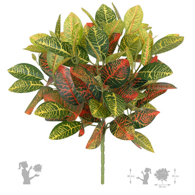 Tufa artificiala Croton D30xH38 cm