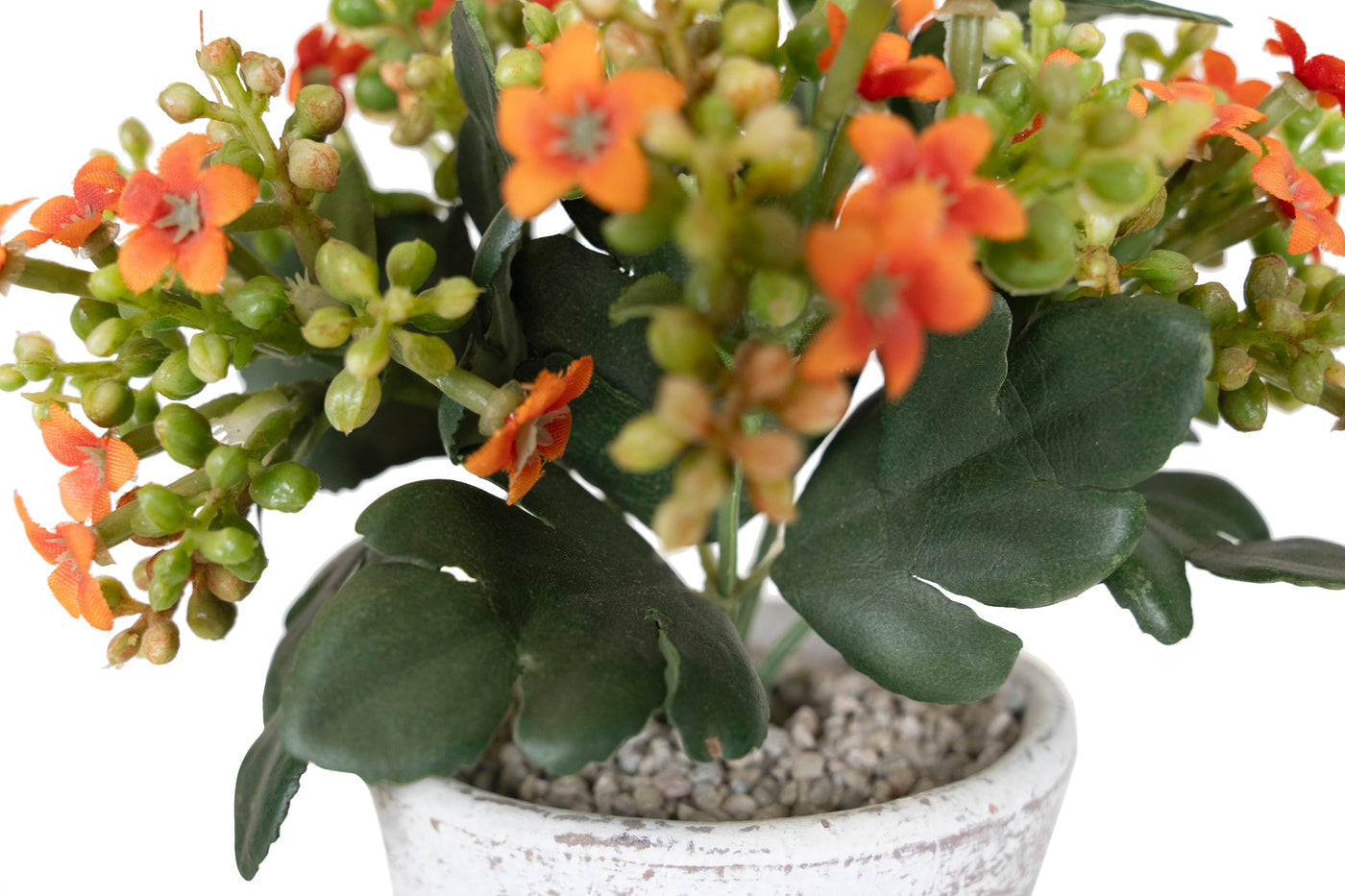 Tufa artificiala cu flori roz Kalanchoe H8 cm