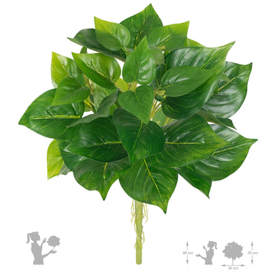 Tufa artificiala Philodendron D35xH40 cm cu protectie UV