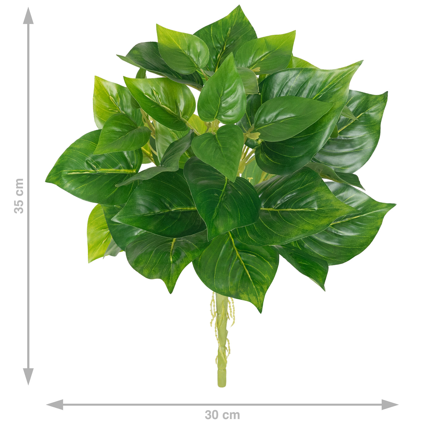 Tufa artificiala Philodendron D35xH40 cm cu protectie UV