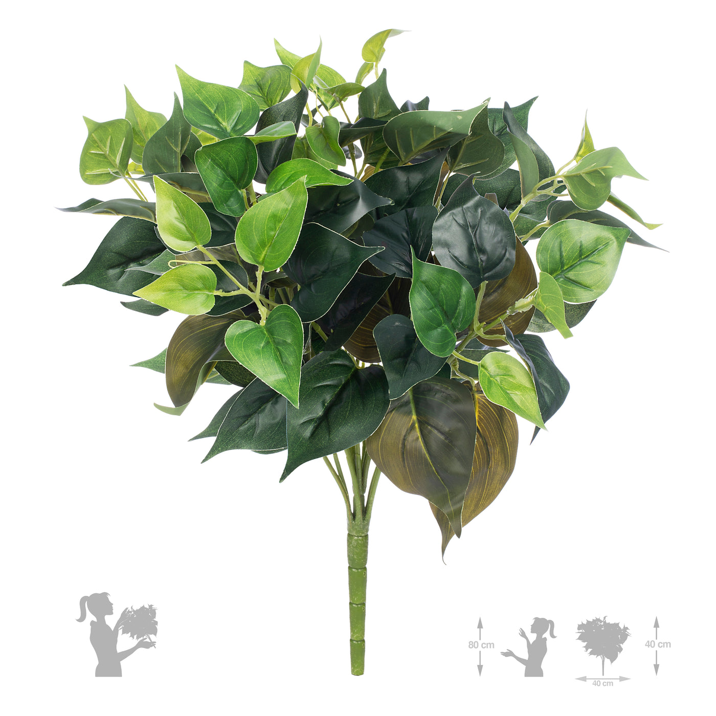 Tufa artificiala Philodendron D40xH40 cm