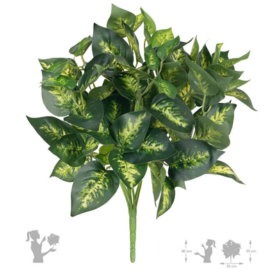 Tufa artificiala Pothos D35xH40 cm