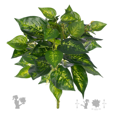 Tufa artificiala Pothos D35xH40 cm cu protectie protectie UV