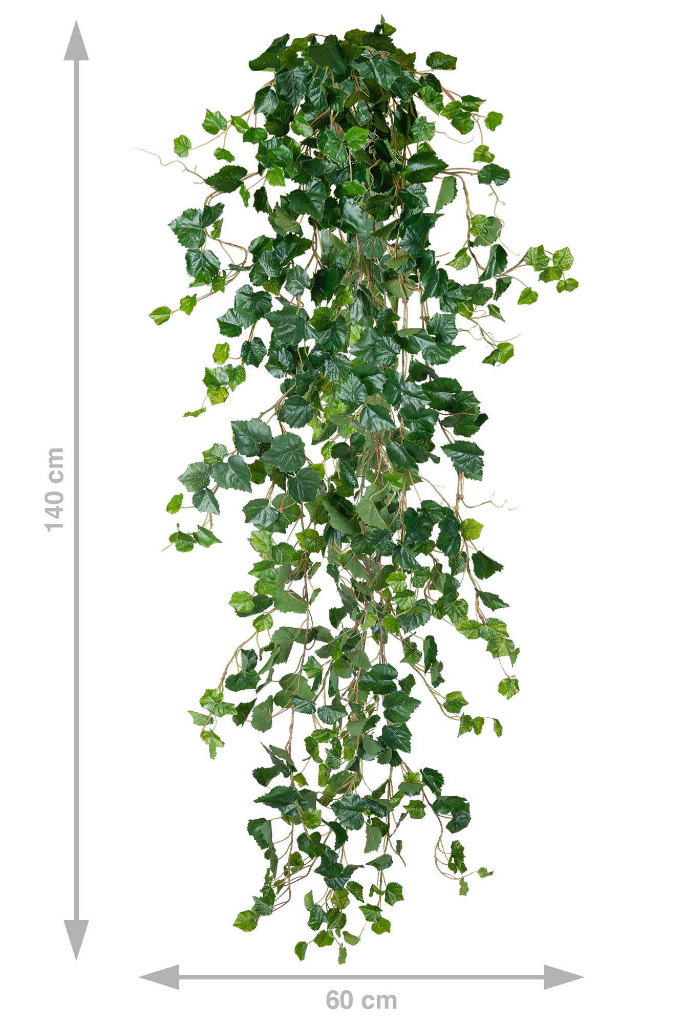 Vita de vie artificiala 140 cm verde inchis cu verde deschis cu protectie UV