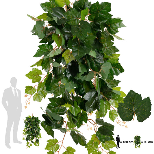 Vita de vie artificiala 90 cm verde cu protectie UV